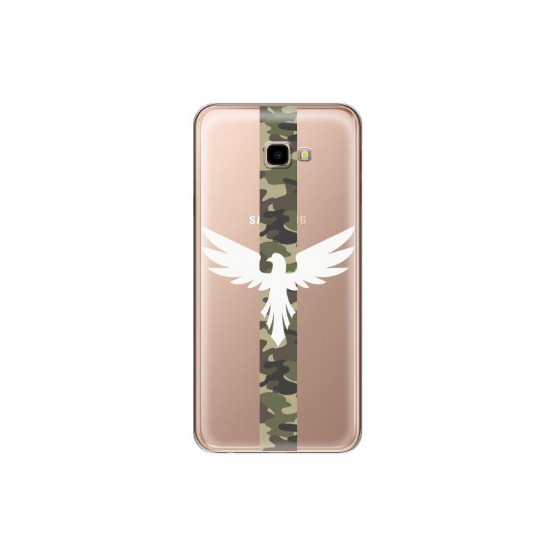 Husa Samsung Galaxy J4 Plus Lemontti Silicon Art Army Eagle