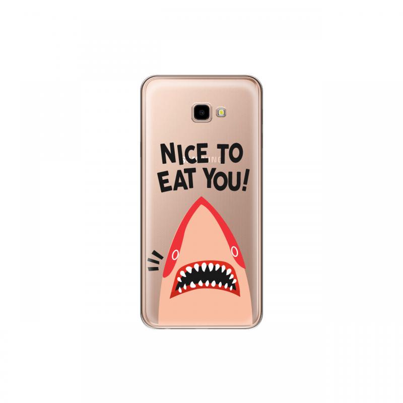 Husa Samsung Galaxy J4 Plus Lemontti Silicon Art Nice To Eat You