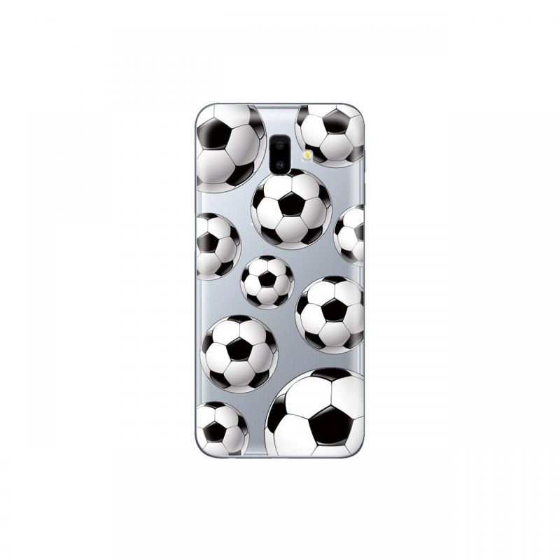 Husa Samsung Galaxy J6 Plus Lemontti Silicon Art Football