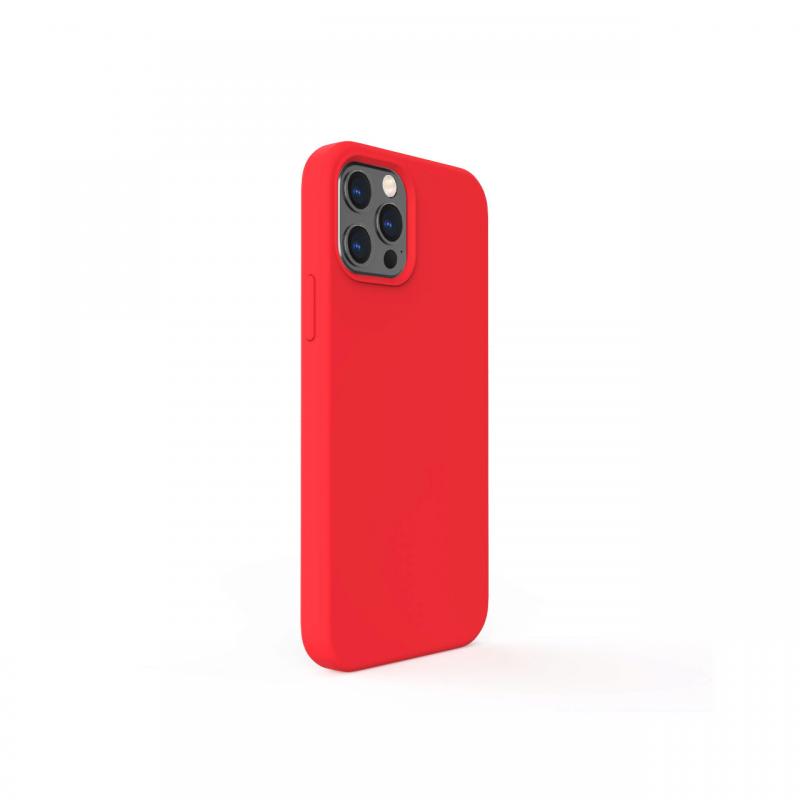 Husa iPhone 12 Pro Max Lemontti Liquid Silicon Red