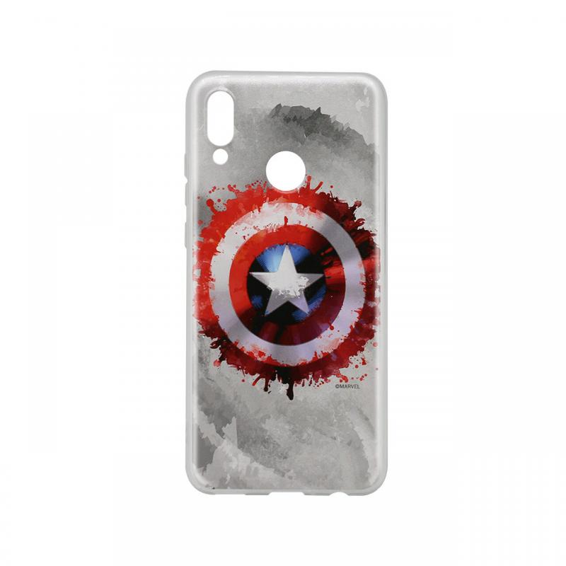 Husa Huawei P Smart (2019) / Honor 10 Lite Marvel Silicon Captain America 019 Gray