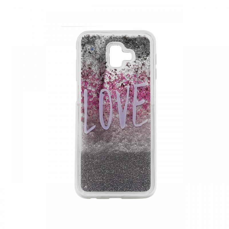 Carcasa Samsung Galaxy J6 Plus Lemontti Liquid Sand Love