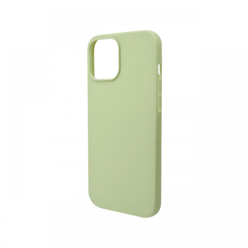 Husa iPhone 12 Pro Max Lemontti Silicon Silky Verde