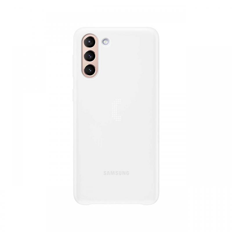 Husa Originala Samsung Galaxy S21 Plus Smart LED Cover White