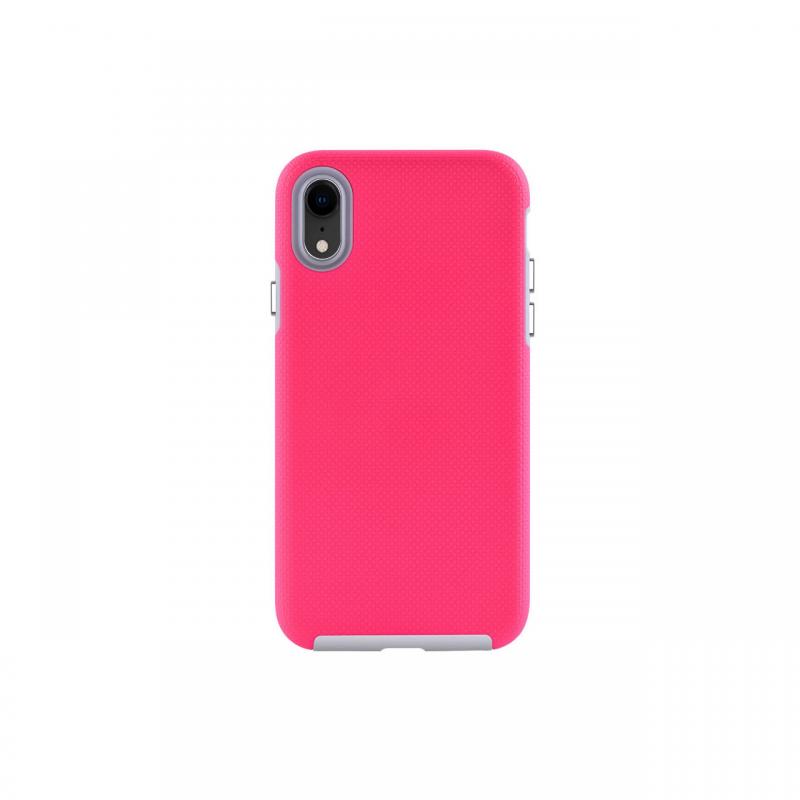 Carcasa iPhone XR Devia KimKong Rose Red (antishock, din doua bucati)