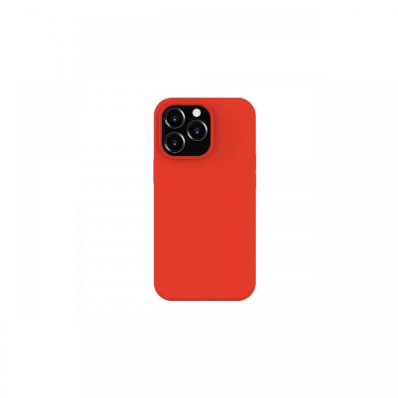 Husa iPhone 14 Plus Lemontti Liquid Silicon MagCharge Red