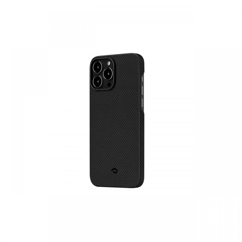 Husa iPhone 13 Pro Pitaka Air Case Aramida Black & Gray