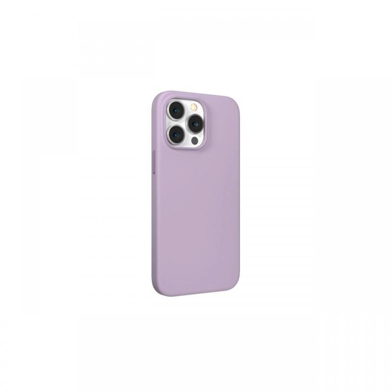 Husa iPhone 14 Devia Nature Series Silicone Magnetic Purple