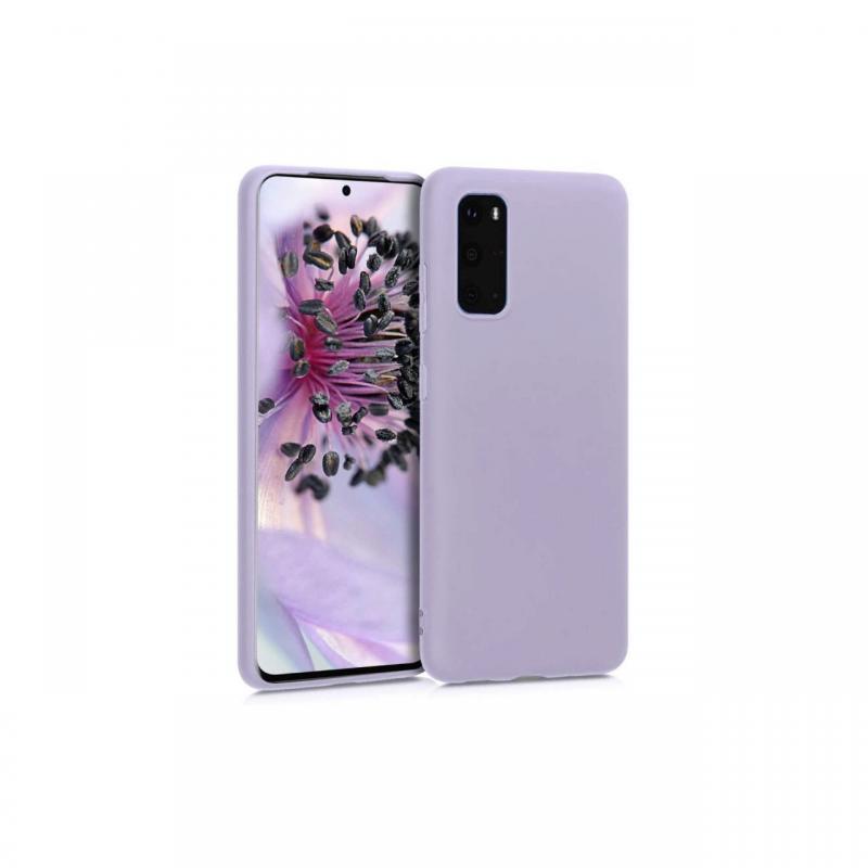 Husa Samsung Galaxy S20 Plus Lemontti Slim Silicone Lavender