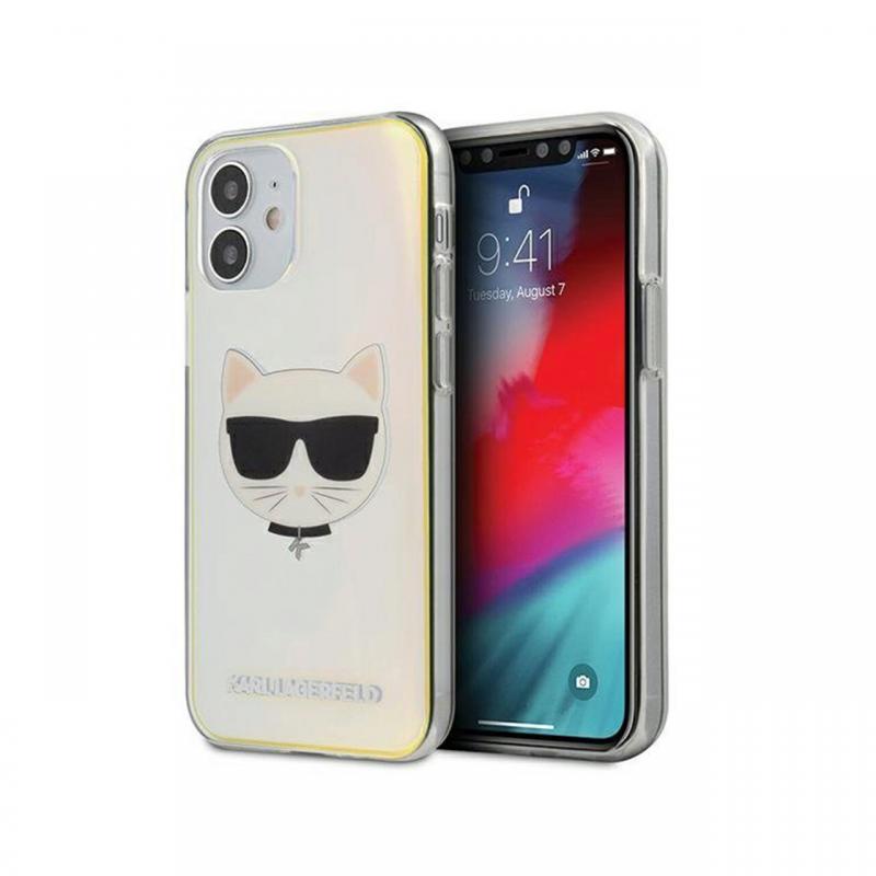 Husa iPhone 12 Mini Karl Lagerfeld Multicolor Iridescent Choupette