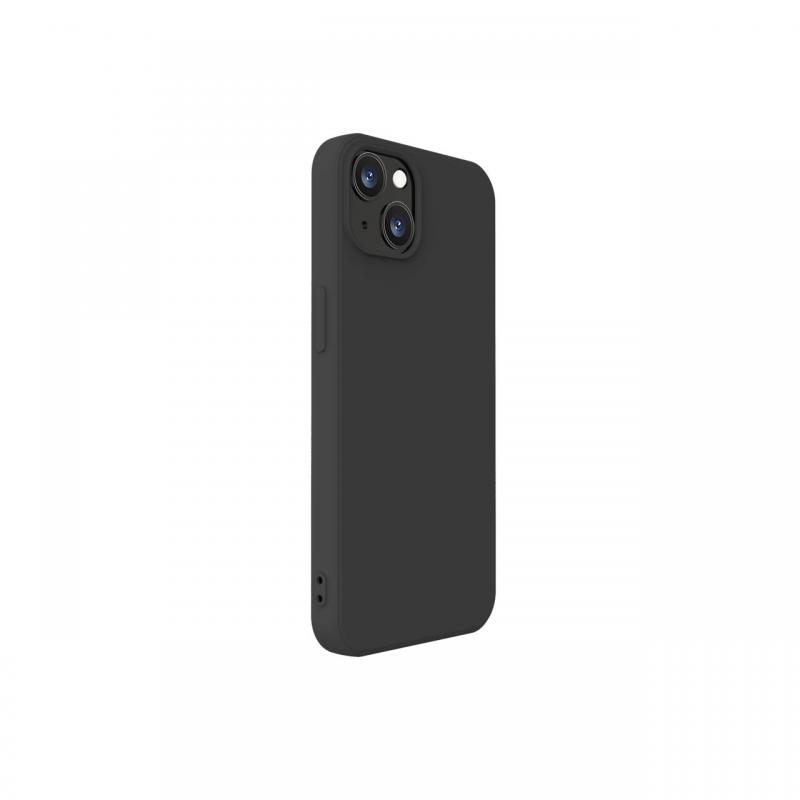 Husa iPhone 13 Lemontti Silicon Soft Slim Black