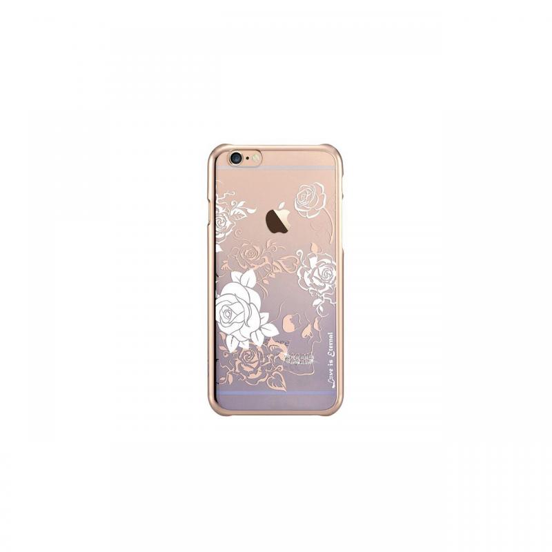 Carcasa iPhone 6/6S Devia Crystal Charm Blue (Cristale Swarovski®, electroplacat)