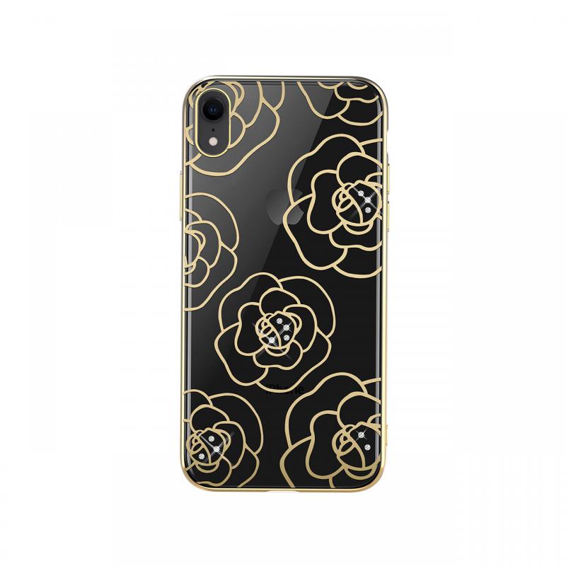 Carcasa iPhone XR Devia Camellia Gold