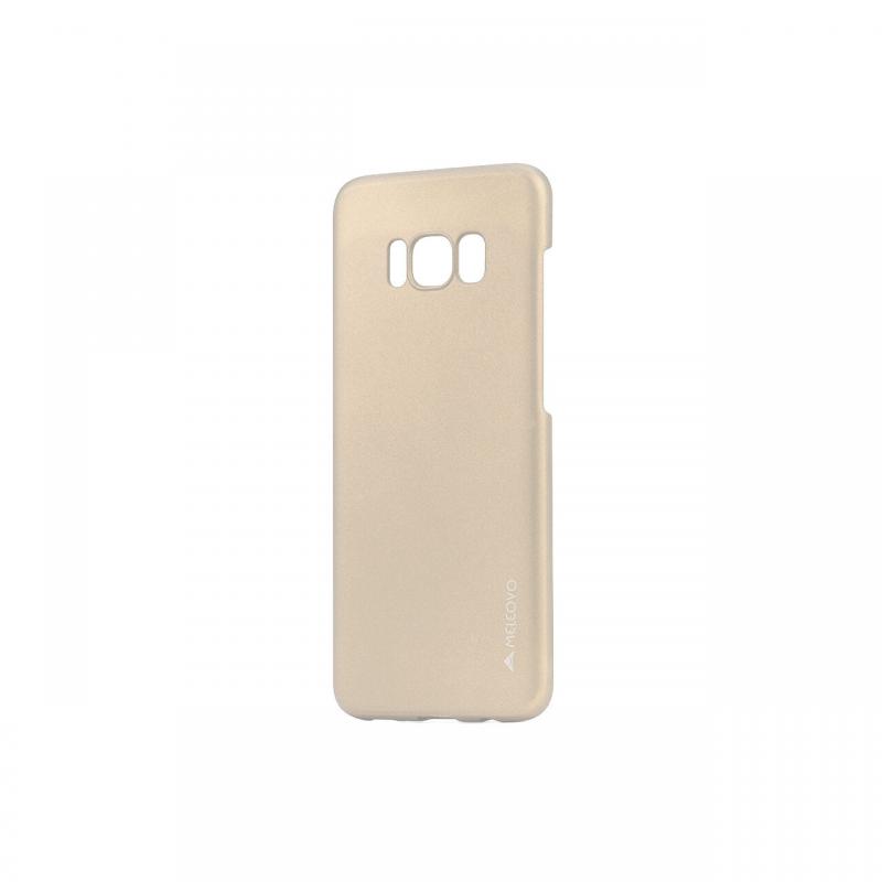 Carcasa Samsung Galaxy S8 G950 Meleovo Metallic Slim Gold (culoare metalizata fina)