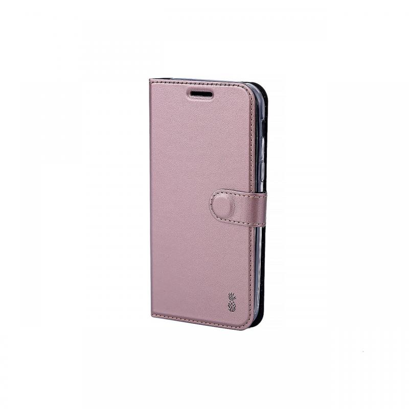 Husa Samsung Galaxy A3 (2017) Lemontti Book Metalic Rose Gold