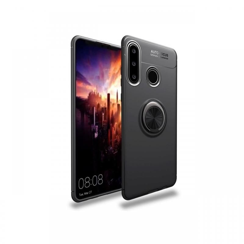 Husa Huawei P30 Lite Lenuo Shockproof TPU Black