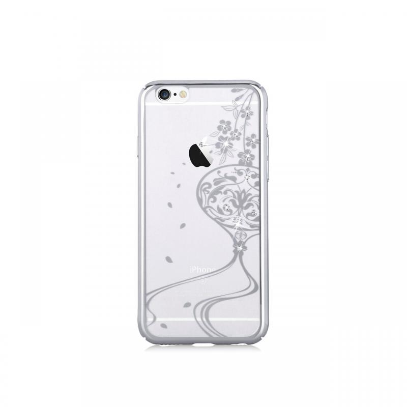 Carcasa iPhone 6/6S Devia Crystal Secret Garden Crystal Secret Garden Silver (Cristale Swarovski®, e