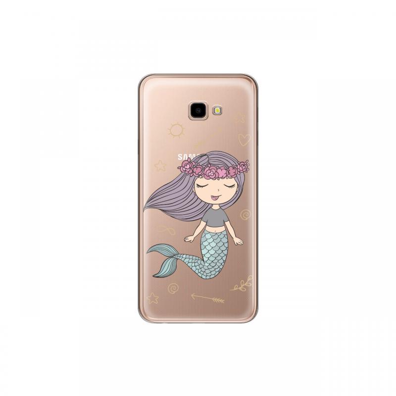 Husa Samsung Galaxy J4 Plus Lemontti Silicon Art Little Mermaid