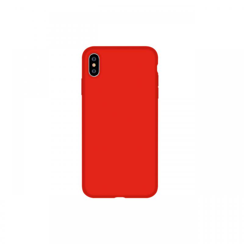 Husa iPhone XS Max Devia Silicon Nature Series Red