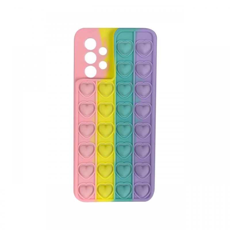 Husa Samsung Galaxy A32 4G Lemontti Heart Pop it Multicolor 3