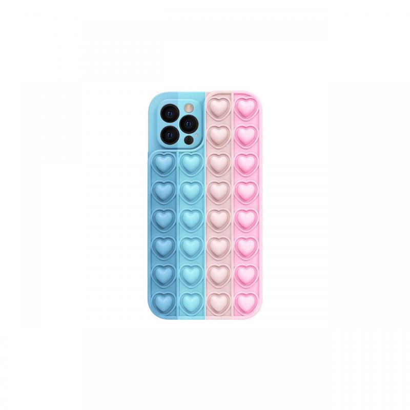 Husa iPhone 13 Pro Lemontti Heart Pop it Multicolor 1