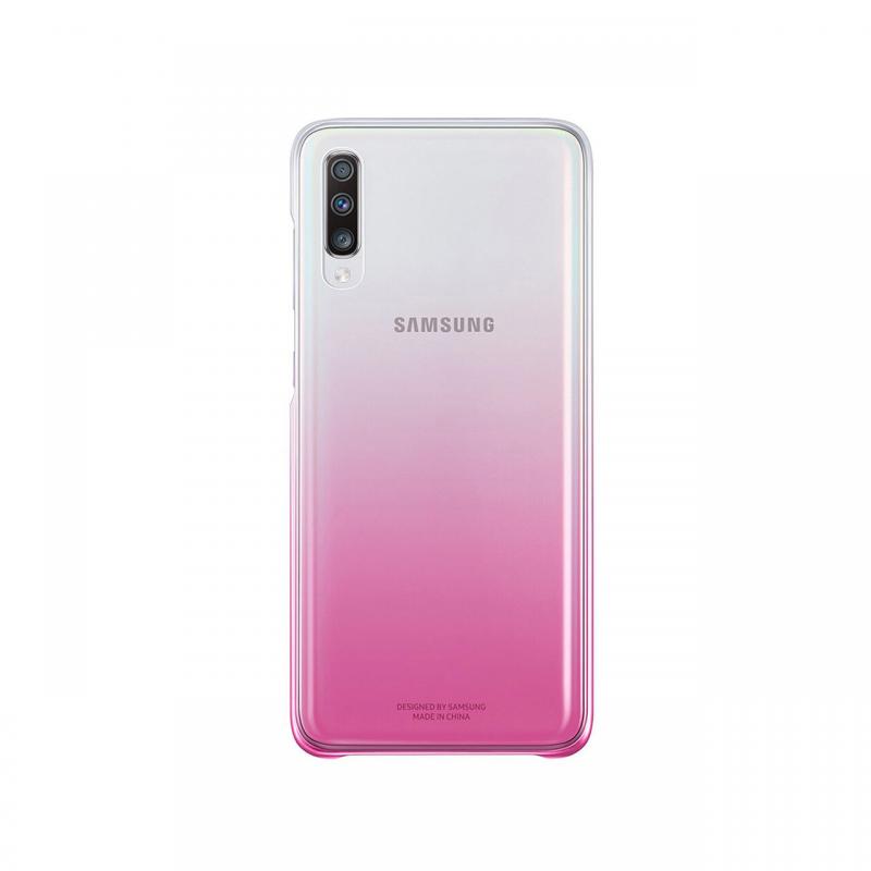 Carcasa Originala Samsung Galaxy A70 Gradation Cover Pink