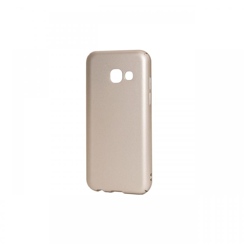 Carcasa Samsung Galaxy A3 (2017) Lemontti Hard Rubber Slim Auriu