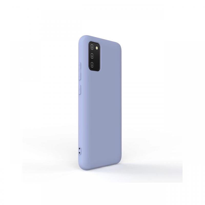 Husa Samsung Galaxy A02s Lemontti Silicon Soft Slim Lavender Gray