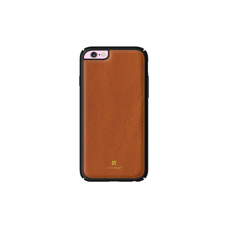 Carcasa iPhone 6/6S Just Must Armour Brown (protectie margine 360°)