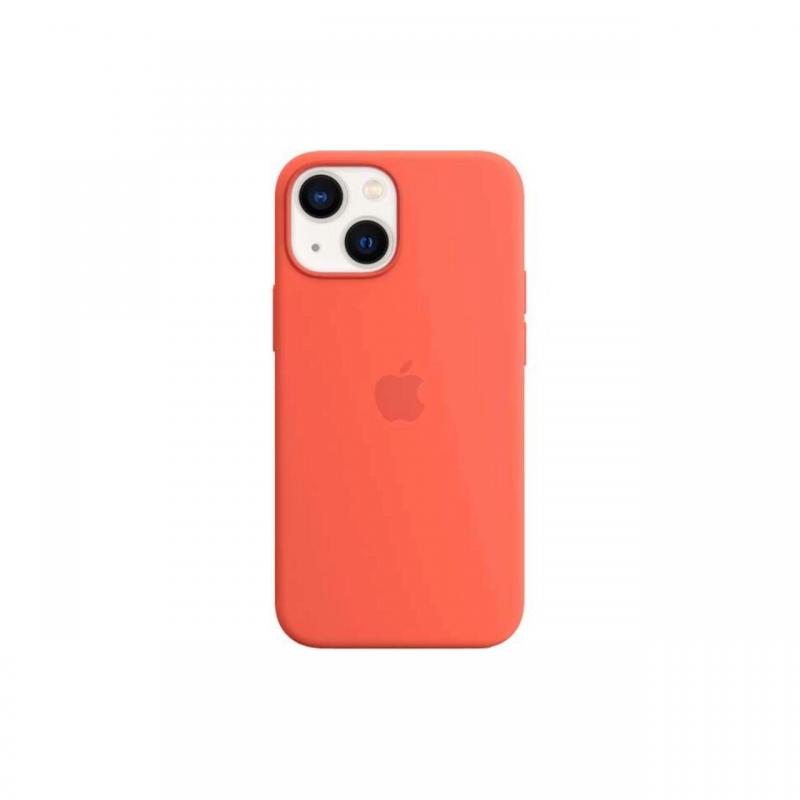 Husa Originala iPhone 13 Mini Apple Silicon, MagSafe, Nectarine