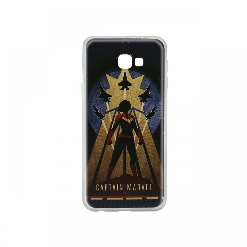 Husa Samsung Galaxy J4 Plus Marvel Silicon Captain Marvel 002 Navy Blue