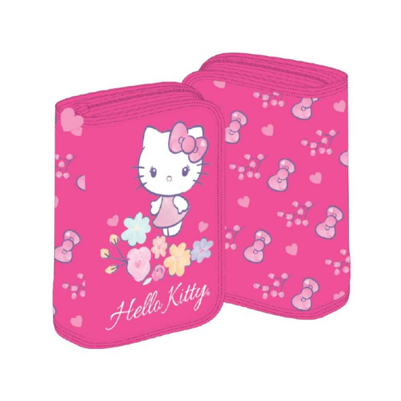 Penar Neechipat pentru Fete, 1 Fermoar cu 2 Extensii, Model Hello Kitty, Culoare Roz