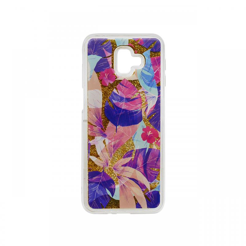 Carcasa Samsung Galaxy J6 Plus Lemontti Liquid Sand Floral Sunset