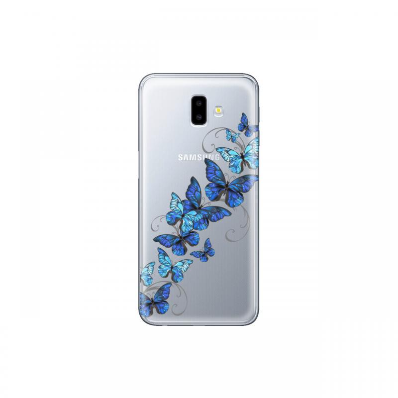 Husa Samsung Galaxy J6 Plus Lemontti Silicon Art Butterflies