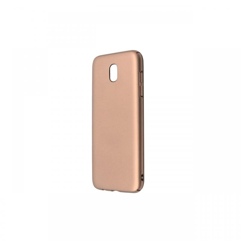 Carcasa Samsung Galaxy J5 (2017) Just Must Uvo Gold (material fin la atingere, slim fit)