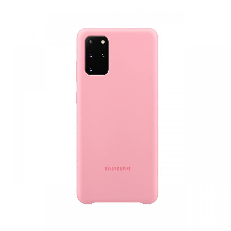 Husa Originala Samsung Galaxy S20 Plus Silicone Cover Pink