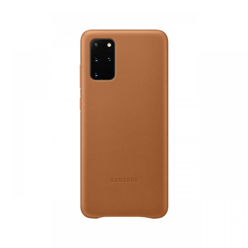 Husa Originala Samsung Galaxy S20 Plus Leather Cover Brown