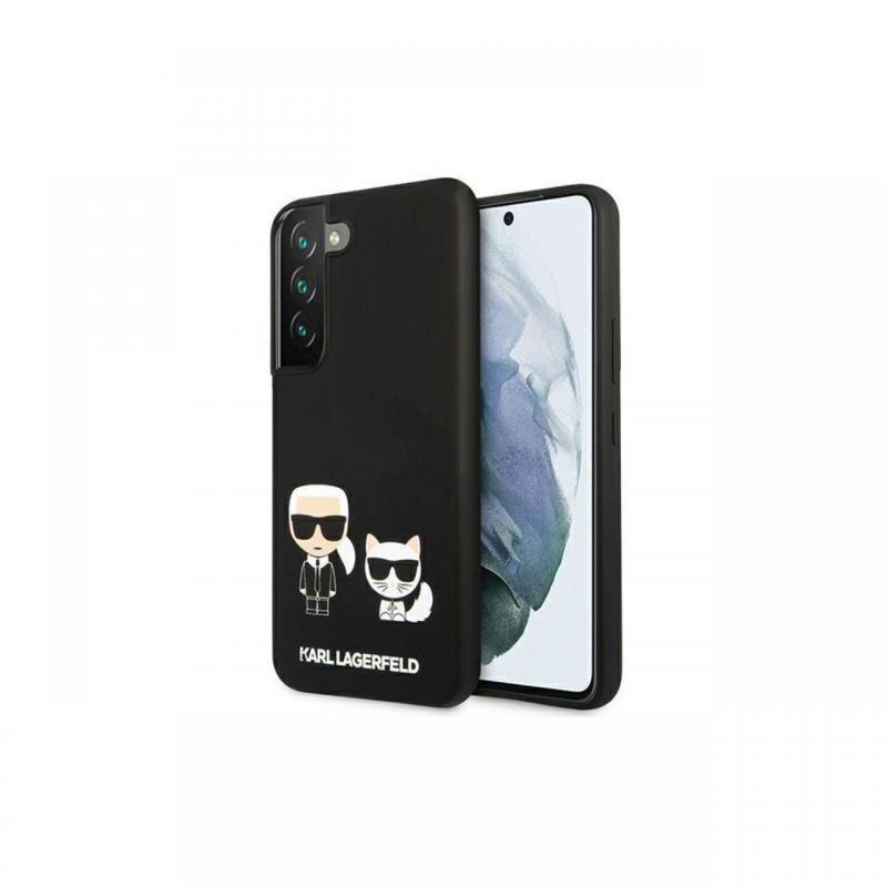 Husa Samsung Galaxy S22 Plus Karl Lagerfeld Silicon Karl & Choupette Negru