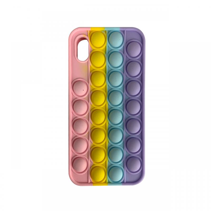 Husa iPhone XR Lemontti Pop it Multicolor