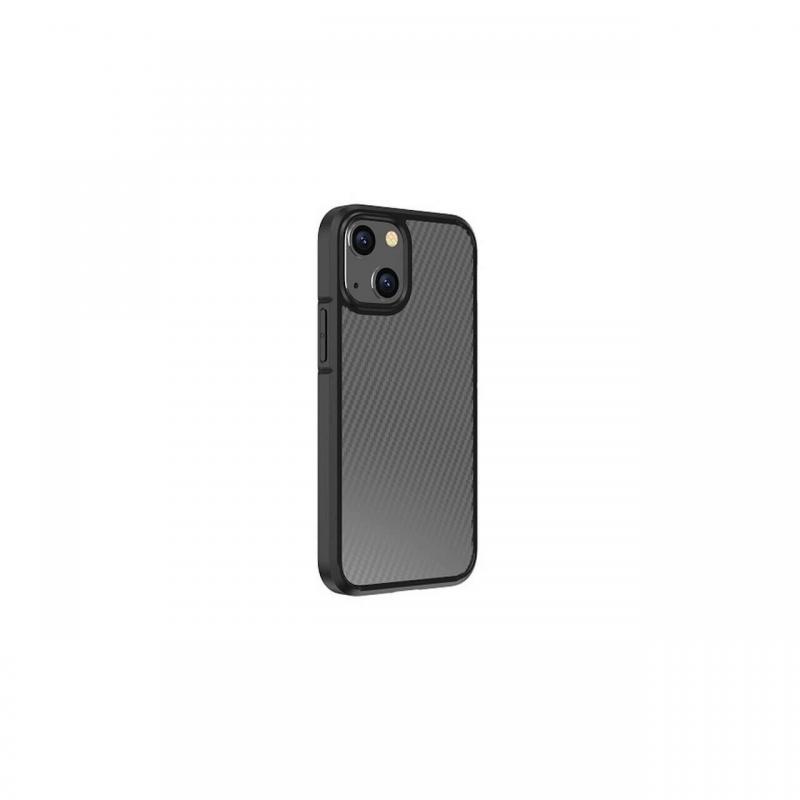 Husa iPhone 14 Devia Guardian Series Shockproof Carbon Black