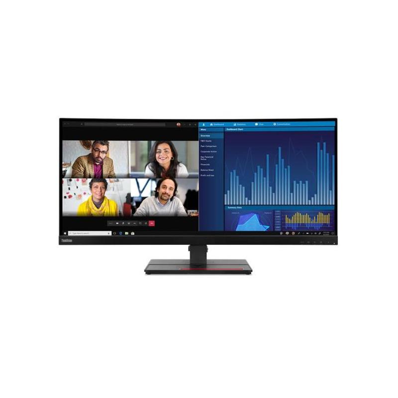 Monitor LED Lenovo ThinkVision P34w-20, 34.14inch, IPS UWQHD, 4ms, 60Hz, negru