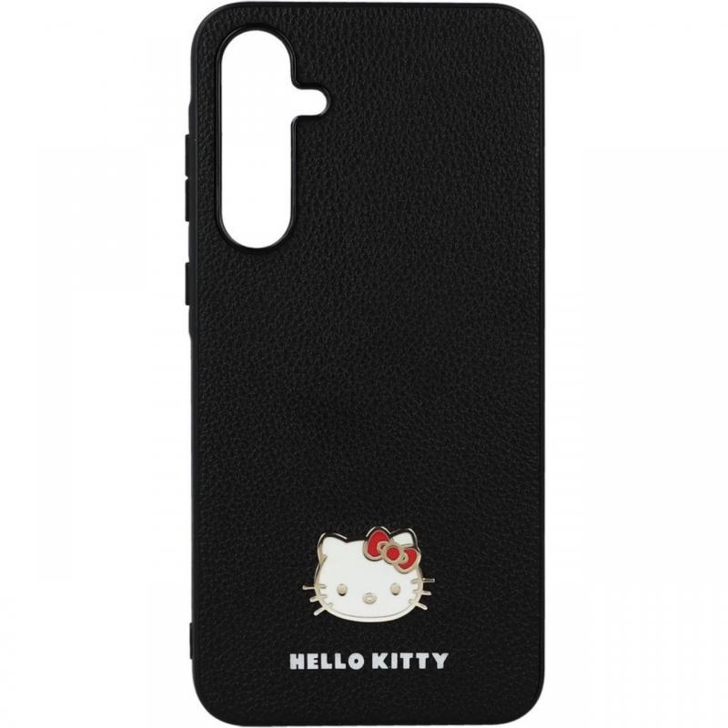 Hello Kitty Husa Metal Logo Kitty Head Samsung Galaxy A55 Negru