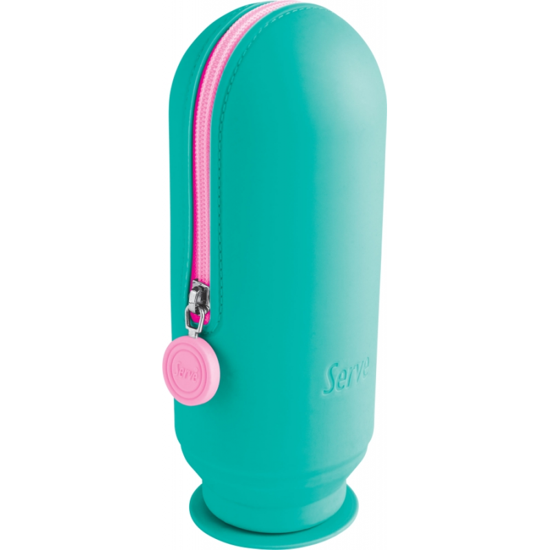 Necessaire Rotund Serve Hoop Silicon Turcoaz Pastel Blister