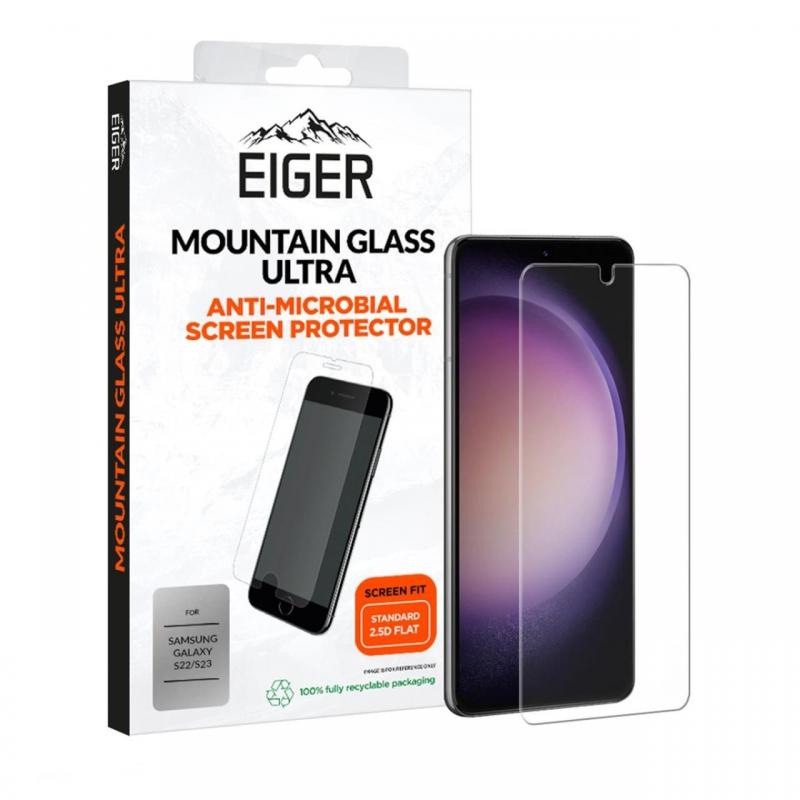 Eiger Folie Sticla Mountain Glass Ultra Samsung Galaxy S22 / S23 Clear