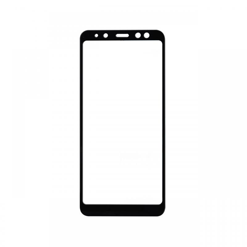 Folie Samsung Galaxy A8 Plus (2018) Devia Frame Sticla Full Fit Black