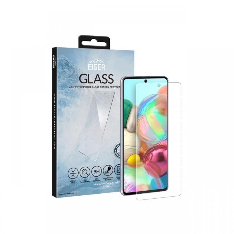 Folie Samsung Galaxy A71 Eiger Sticla Temperata Clear