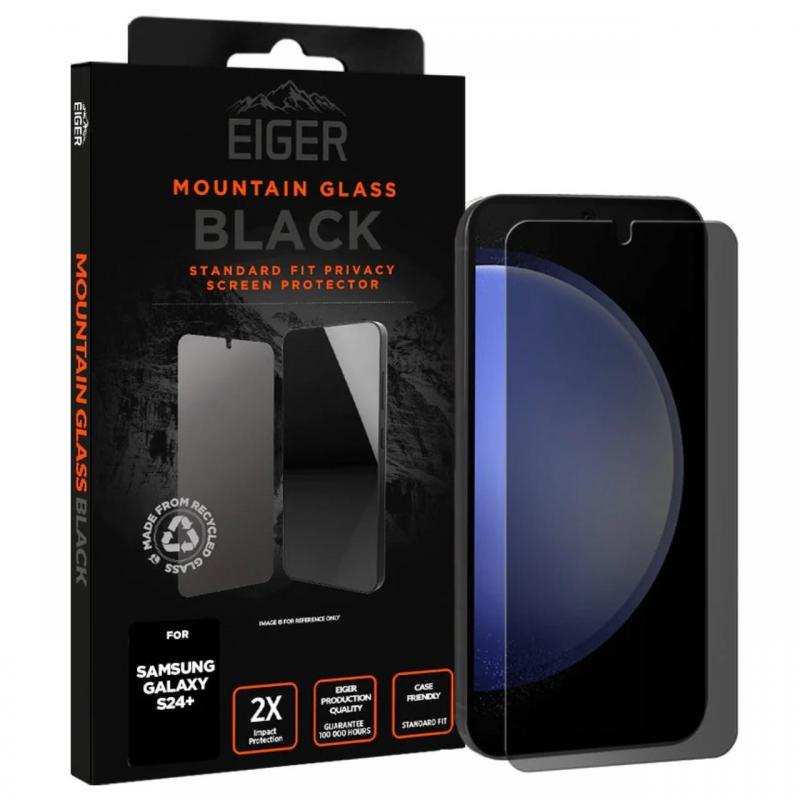 Eiger Folie Sticla Mountain Glass Privacy Samsung Galaxy S24 Plus Black