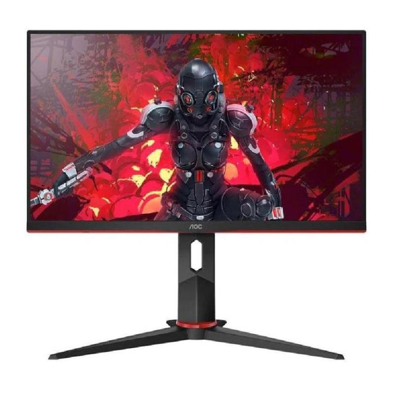 Monitor LED AOC Q27G2U/BK, 27inch, WQHD VA, 1ms, 144Hz, Negru/Rosu