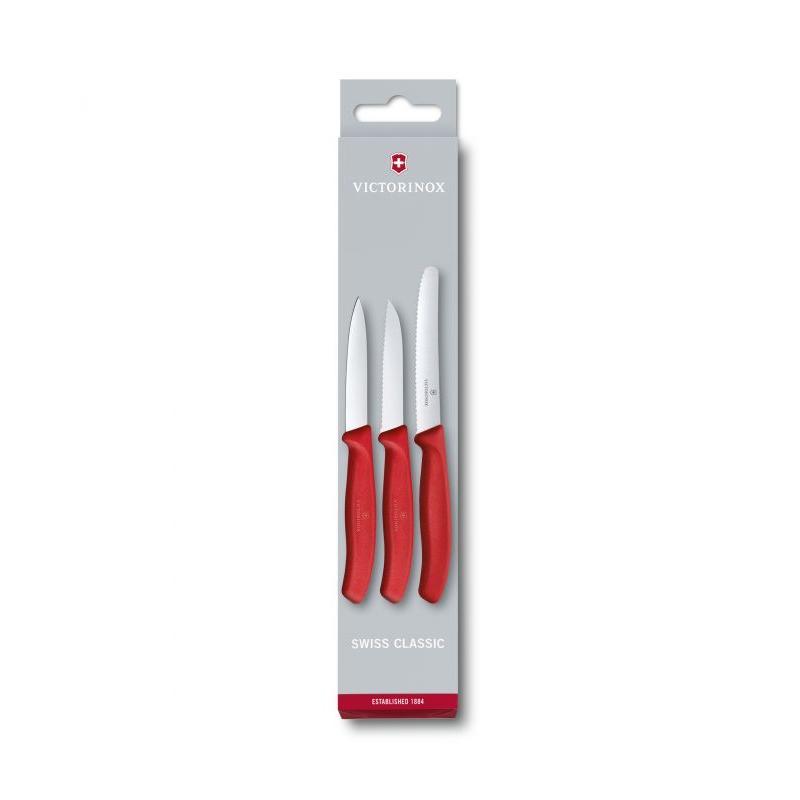 Set 3 Cutite Victorinox Swiss Classic 6.7111.3, Rosu