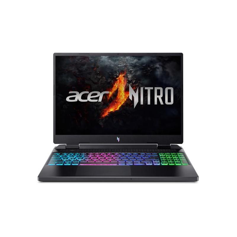 Laptop Gaming Acer Nitro 16 AN16-42, 16", WUXGA IPS 165Hz, AMD Ryzen 7 8845HS, 16GB DDR5, 1TB SSD, GeForce RTX 4060, No OS, Obsidian Black